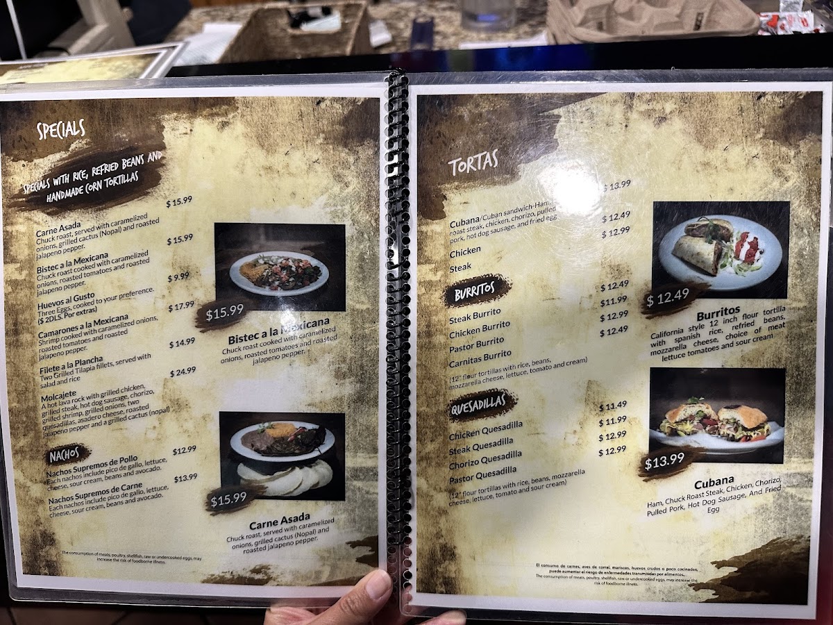 Savory Mexican Restaurant Menu - Image 5