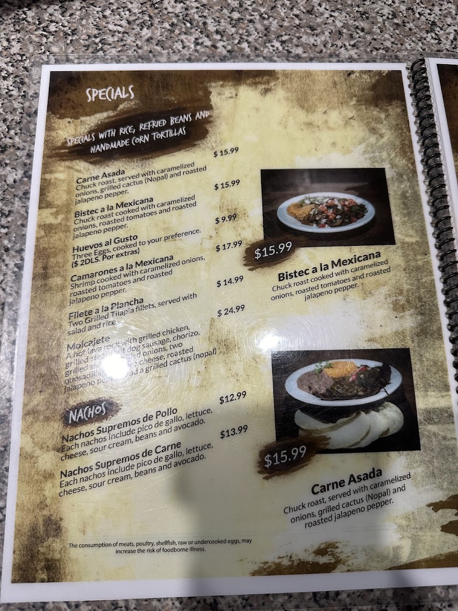 Savory Mexican Restaurant Menu - Image 6